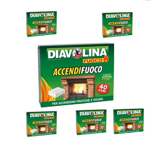 Diavolina accendifuoco 40 - 5,