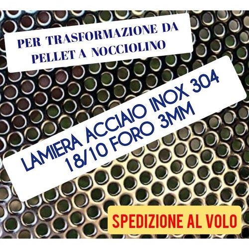 Lamiera forata acciaio inox - ,