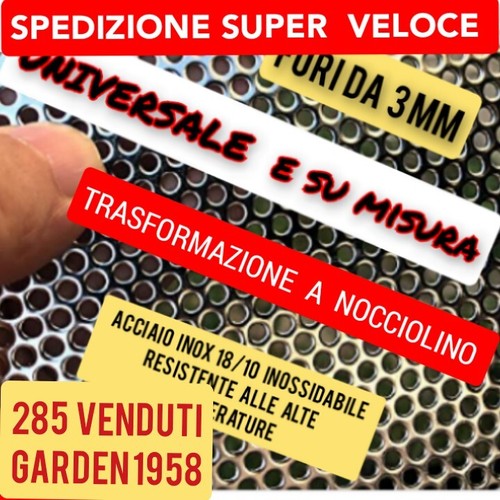 Lamiera forata acciaio inox - 1,