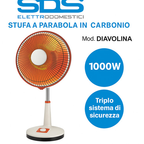 Stufa parabola carbonio - stufa, in